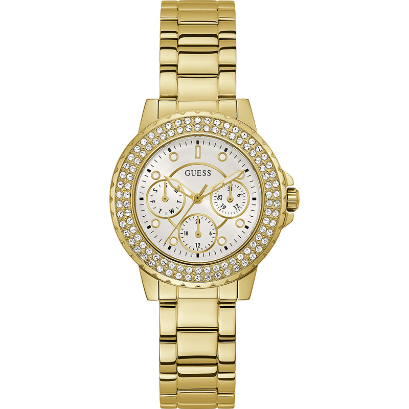 Zegarek GUESS GW0410L2. Kwarcowy, Kolor złoty. Kobieta.