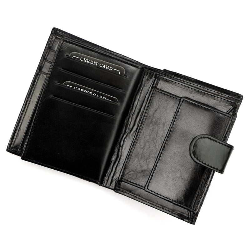 Skórzany męski portfel Cavaldi 0800L-P-BS RFID