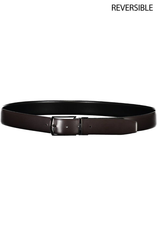 CALVIN KLEIN BLACK MĘSKI SKÓRZANY PASEK
