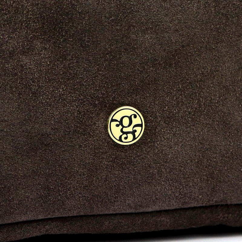 Gregorio damska listonoszka skóra naturalna zamsz trzykomorowa na ramię