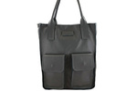 Torby shopper bag do pracy - Szare ciemne 