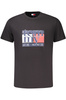 TOMMY HILFIGER M�SKA KOSZULKA Z KR�TKIM R�KAWEM W KOLORZE CZARNYM