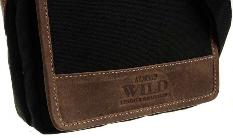 Męska saszetka na ramię z kieszeniami Always Wild