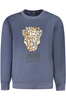 BLUZA CAVALLI CLASS BEZ ZAMKA DAMSKA NIEBIESKA