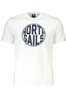 BIA�Y T-SHIRT M�SKI Z KR�TKIM R�KAWEM NORTH SAILS
