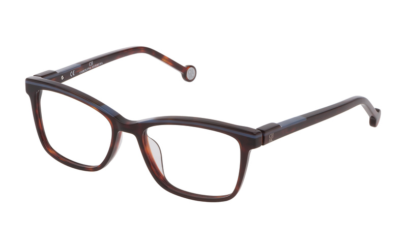 Okulary CAROLINA HERRERA VHE836L510713. Okulary, Kolor niebieski havana. Kobieta.
