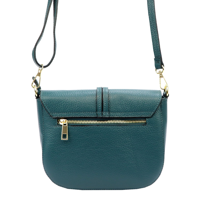 Skórzana stylowa damska listonoszka torebka przez ramię Luka