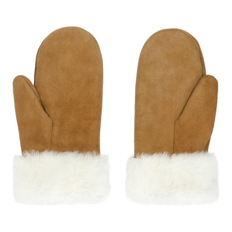 Rękawiczki styl buty EMU jeden palec skóra owca