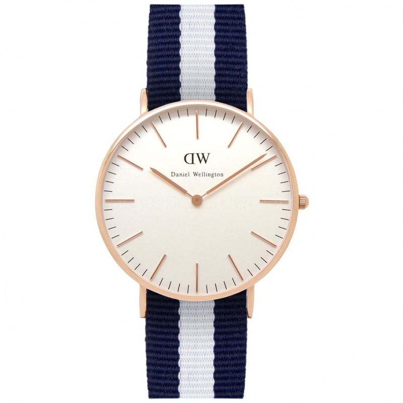 Zegarek DANIEL WELLINGTON DW00100031. Kwarcowy, Kolor biały. Kobieta.