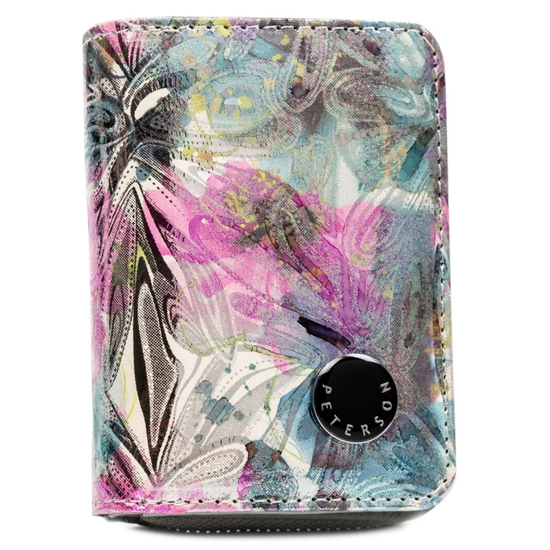 skóra naturalna + Damski portfel ze skóry ekologicznej Peterson PTN PX33-1-NPK