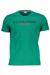 ZIELONY T-SHIRT MĘSKI Z KRÓTKIM RĘKAWEM US POLO