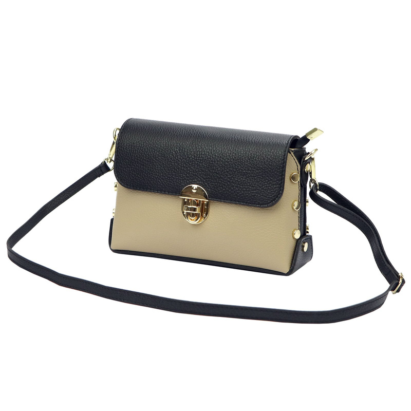 Luka damska listonoszka torebka przez ramię skóra naturalna stylowa