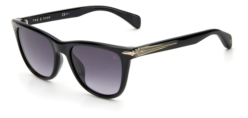 Okulary RAG&BONE RNB1051GS807. Okulary przeciwsłoneczne, Kolor czarny. Kobieta.
