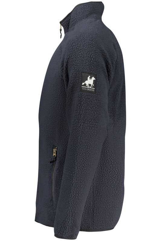 BLUZA MĘSKA US GRAND NIEBIESKA Z ROZPIĘCIEM