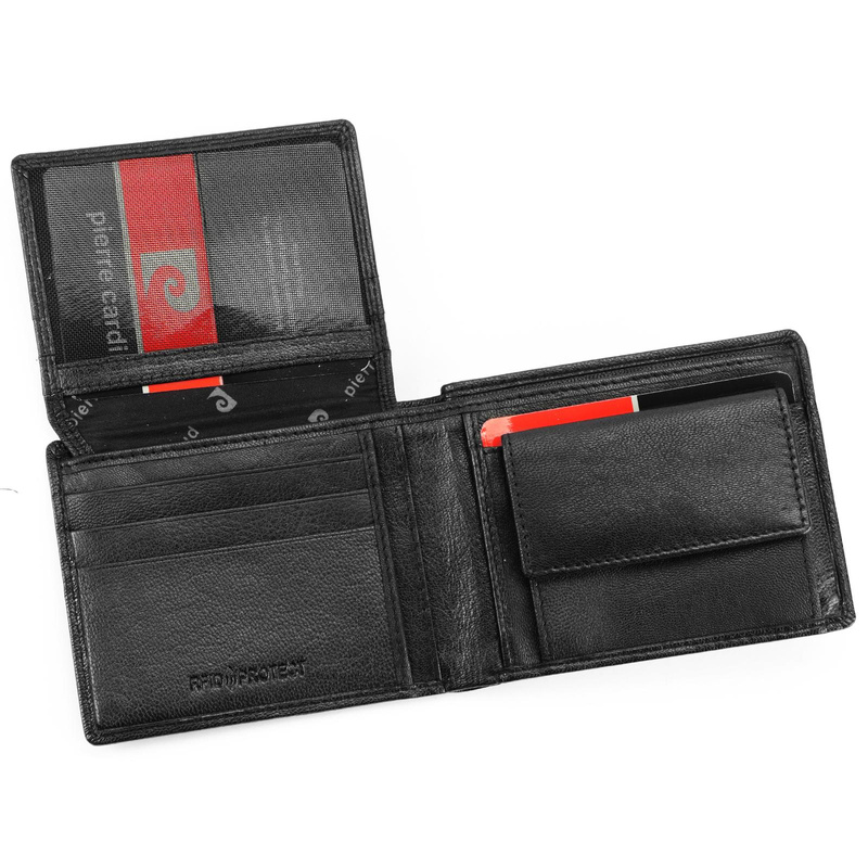 Meski zestaw prezentowy skóra naturalna Pierre Cardin PARURE BIS12 GG16