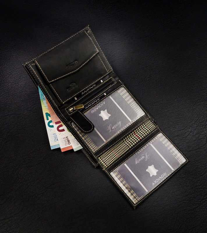 Wild męski rozbudowany portfel skóra naturalna pionowy duży