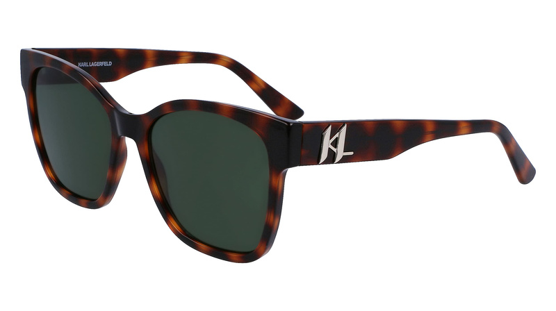 Okulary KARL LAGERFELD KL6087S-240. Okulary przeciwsłoneczne, Kolor brązowy. Kobieta.