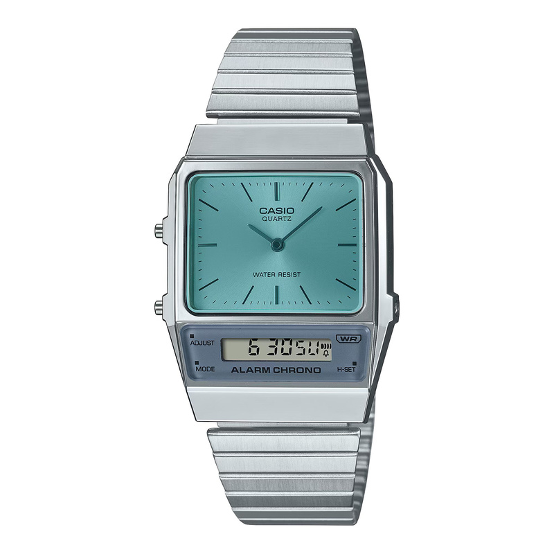 Zegarek CASIO AQ-800EC-2AEF. Kwarcowy, Kolor zielony. Unisex.