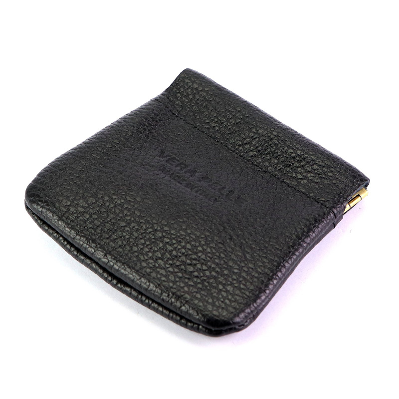 Gregorio portmonetka damska mała skóra naturalna saszetka na drobne