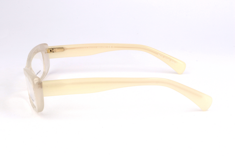 Okulary ALEXANDER MCQUEEN AMQ4203K6V. Okulary, Kolor żółty beżowy. Kobieta.