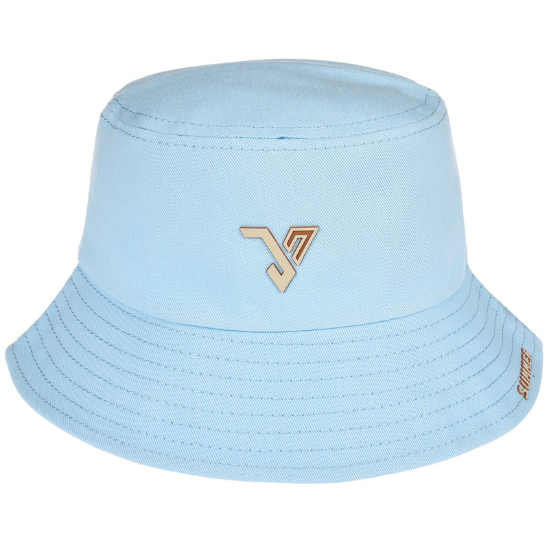 Niebieski Kapelusz dwustronny bucket hat modny kap-t-1