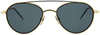 Okulary THOM BROWNE TB109ATGLDBLK. Okulary przeciwsłoneczne, Kolor złoty. Unisex.