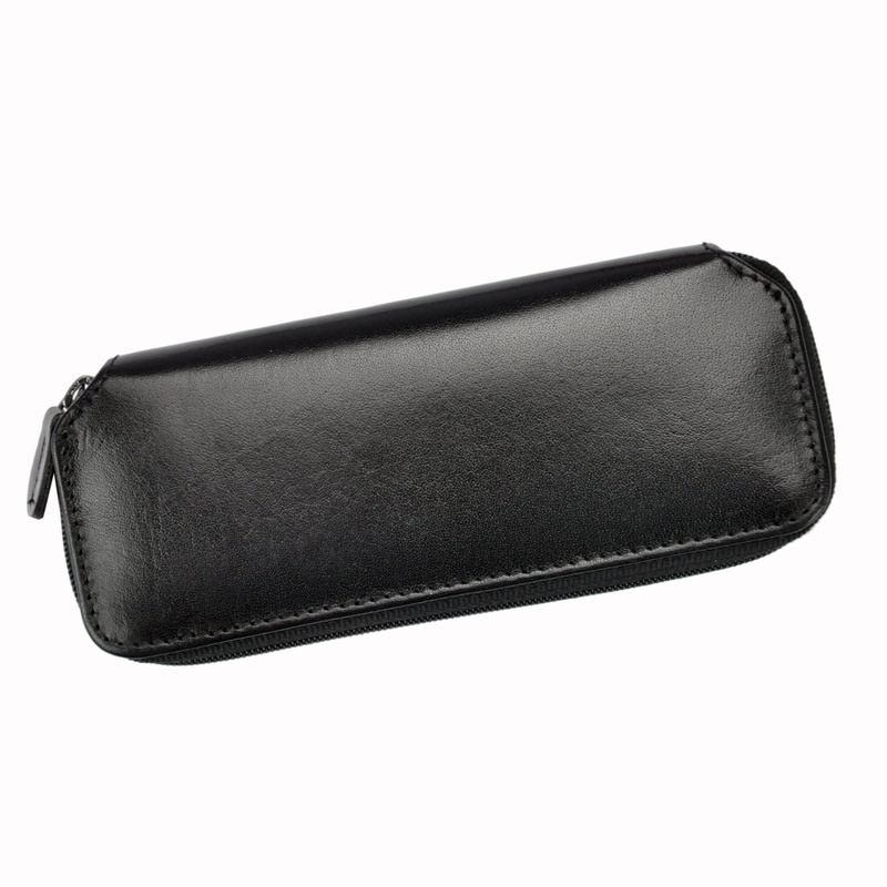 Pierre Cardin Etui na Klucze Skóra Naturalna Pojemne Karabińczyki Suwak