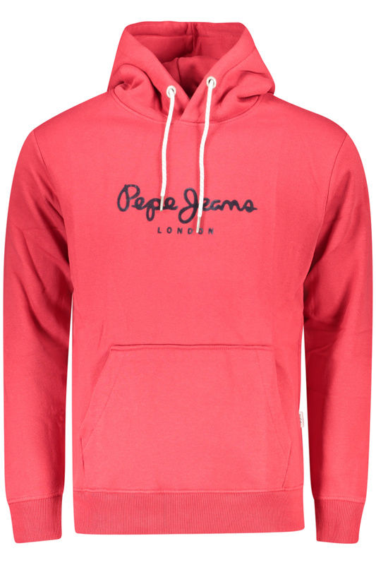 PEPE JEANS M�SKA CZERWONA BLUZA Z ROZPINANYM NA ZAMEK