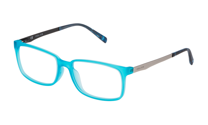 Okulary POLICE VPL259M543GRG. Okulary, Kolor niebieski. Mężczyzna.