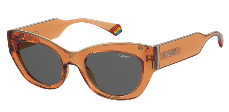 Okulary POLAROID PLD6199SXMCL7. Okulary przeciwsłoneczne, Kolor pomarańczowy. Kobieta.
