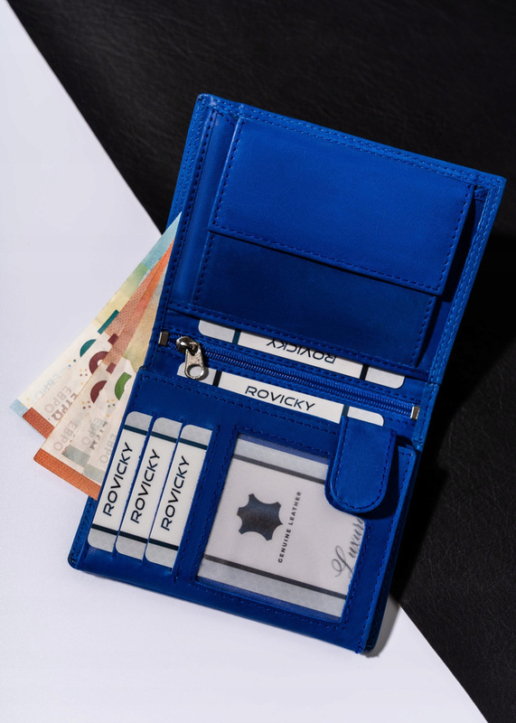 Skórzany męski portfel Wild N4-CHM-NL RFID