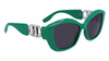Okulary KARL LAGERFELD KL6102S-300. Okulary przeciwsłoneczne, Kolor zielony. Kobieta.