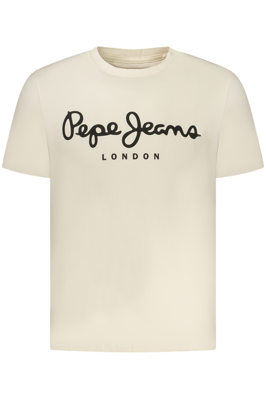 PEPE JEANS M�SKA KOSZULKA Z KR�TKIM R�KAWEM, BE�OWA