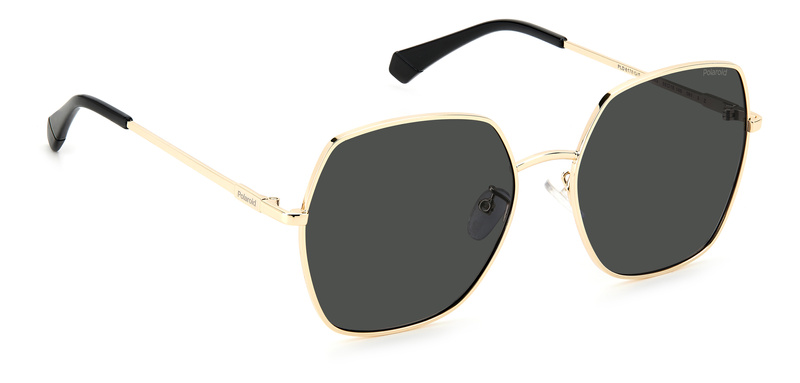 Okulary POLAROID PLD6178GSRHLM. Okulary przeciwsłoneczne, Kolor czarny złoty. Kobieta.