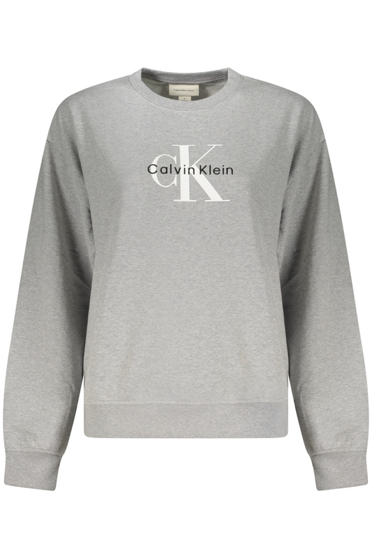 CALVIN KLEIN BLUZA BEZ ZAMKA DAMSKA SZARA