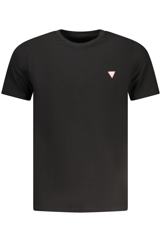 GUESS JEANS MĘSKA KOSZULKA Z KRÓTKIM RĘKAWEM CZARNA