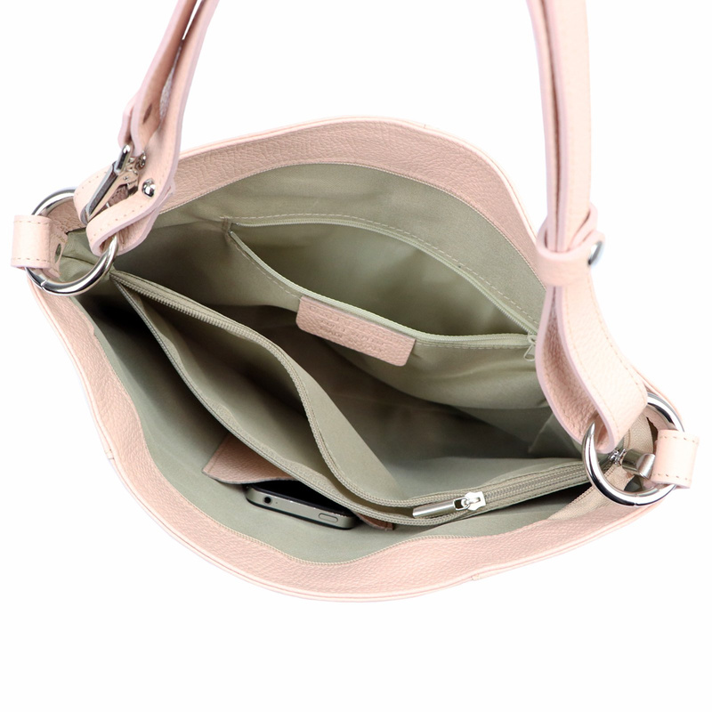 Damska torebka ze skóry naturalnej MiaMore 01-045 DOLLARO