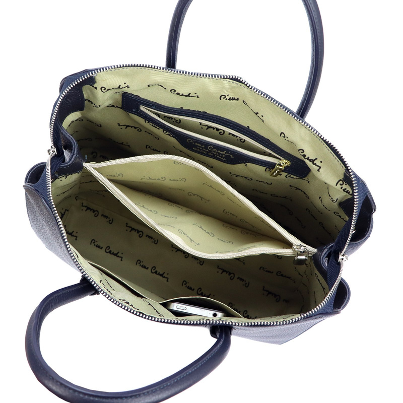 Elegancki damski kuferek z paskiem Pierre Cardin