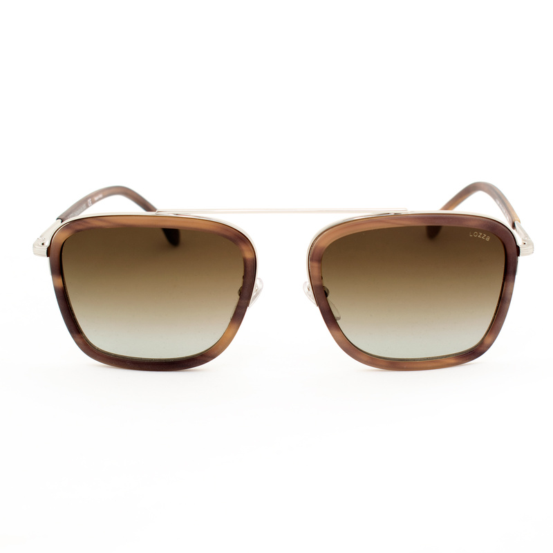 Okulary LOZZA SL2291M-579Y. Okulary przeciwsłoneczne, Kolor srebrny havana. Mężczyzna.