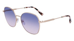 Okulary LACOSTE L257S-714. Okulary przeciwsłoneczne, Kolor złoty. Kobieta.