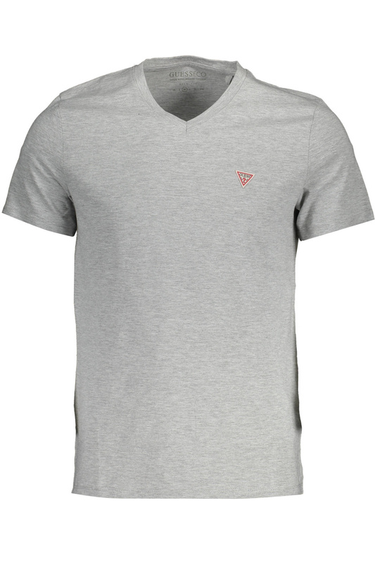 T-SHIRT MĘSKI Z KRÓTKIM RĘKAWEM GUESS JEANS SZARY