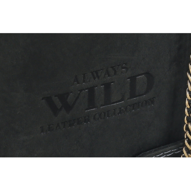 Męski skórzany portfel z łańcuchem od Always Wild