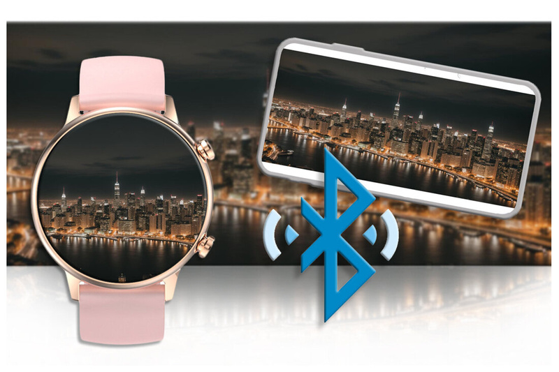SMARTWATCH DAMSKI Rubicon RNCF09 - TRYBY SPORTOWE, MONITOR SNU (sr054a)