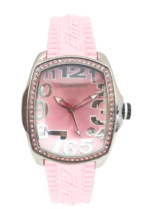 Zegarek CHRONOTECH CT7016LS-07. Kwarcowy, Kolor różowy. Dziecko.