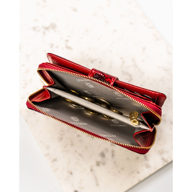 Skórzany damski portfel Peterson PTN 76116-BF