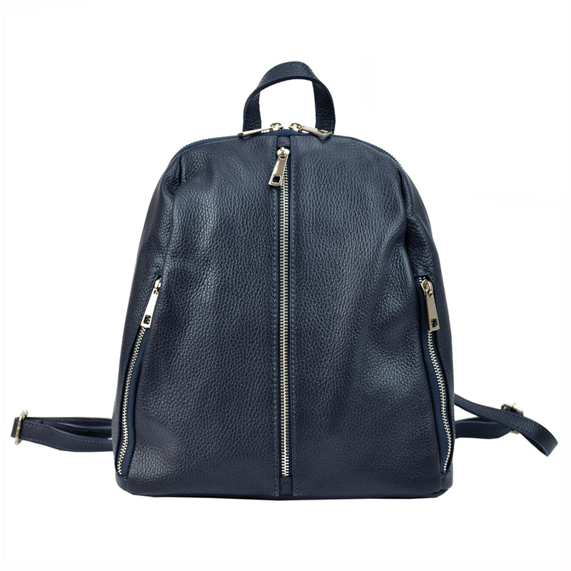 Patrizia damski plecak skóra naturalna miejski z kieszeniami stylowy