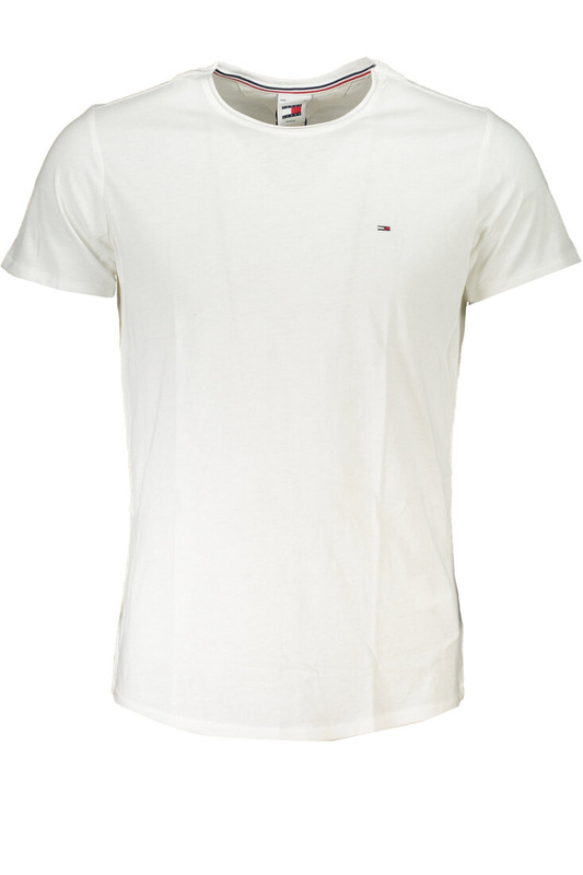 BIAŁY T-SHIRT MĘSKI Z KRÓTKIM RĘKAWEM TOMMY HILFIGER