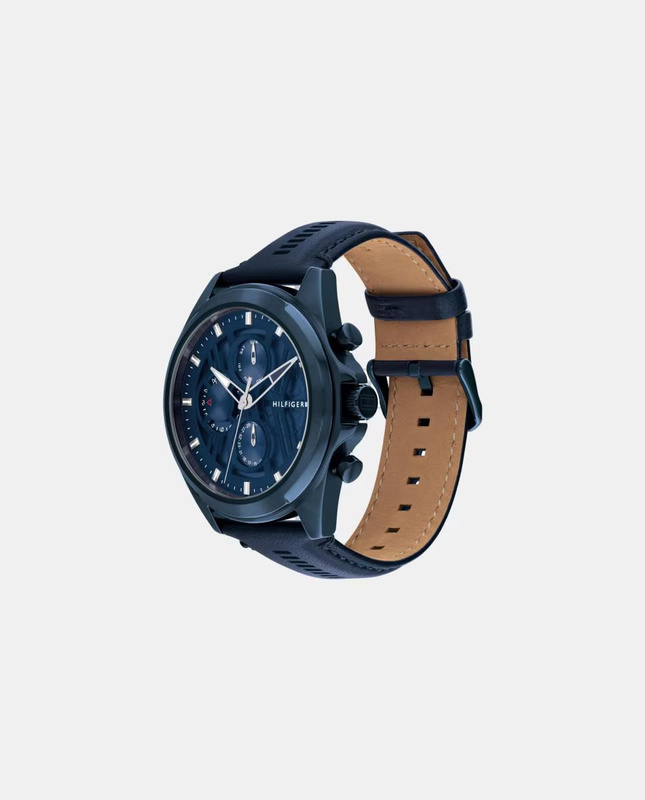 Zegarek TOMMY HILFIGER 1710655. Kwarcowy, Kolor niebieski. Mężczyzna.
