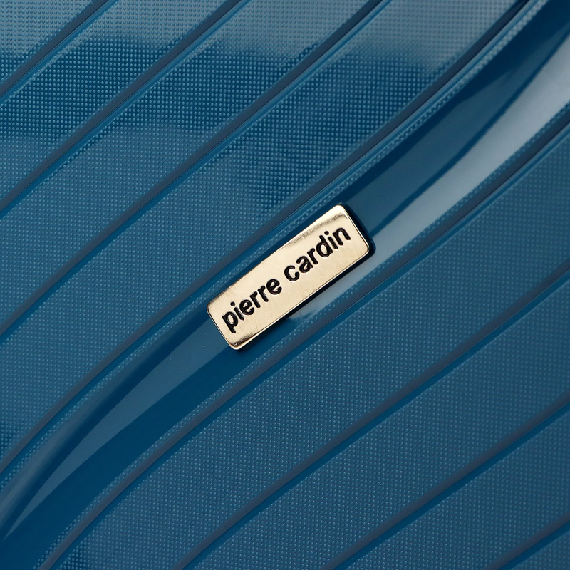 Pierre Cardin walizka na kółkach materiał ABS z zamkiem szyfrowym