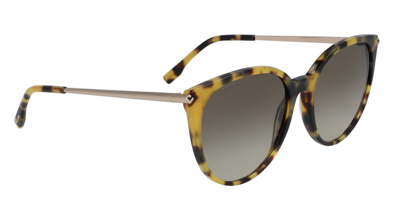 Okulary LACOSTE L928S-214. Okulary przeciwsłoneczne, Kolor brązowy havana. Kobieta.